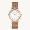 Rosefield Tribeca Rose Gold Mesh Discount