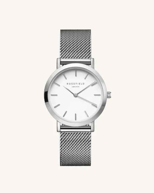 Rosefield Tribeca Silver Mesh Online
