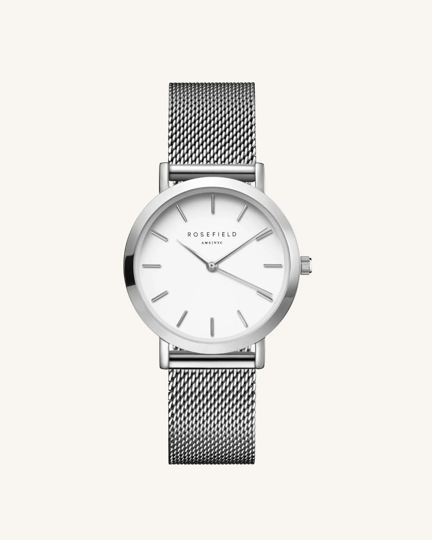 Rosefield Tribeca Silver Mesh Online