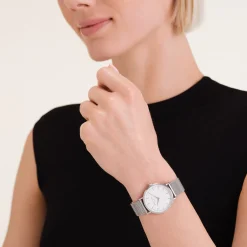 Rosefield Tribeca White Silver Discount