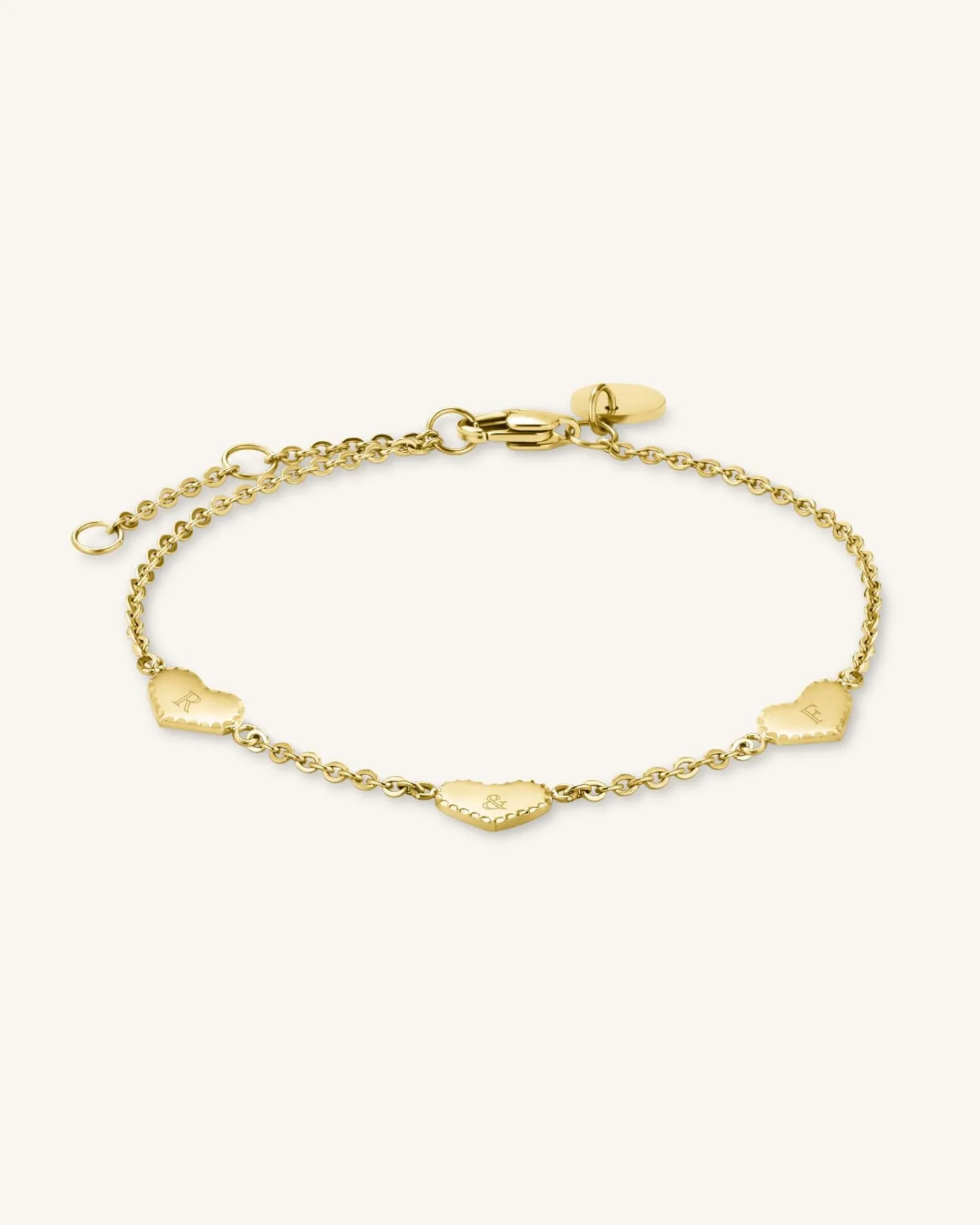 Rosefield Triple Heart Bracelet Discount