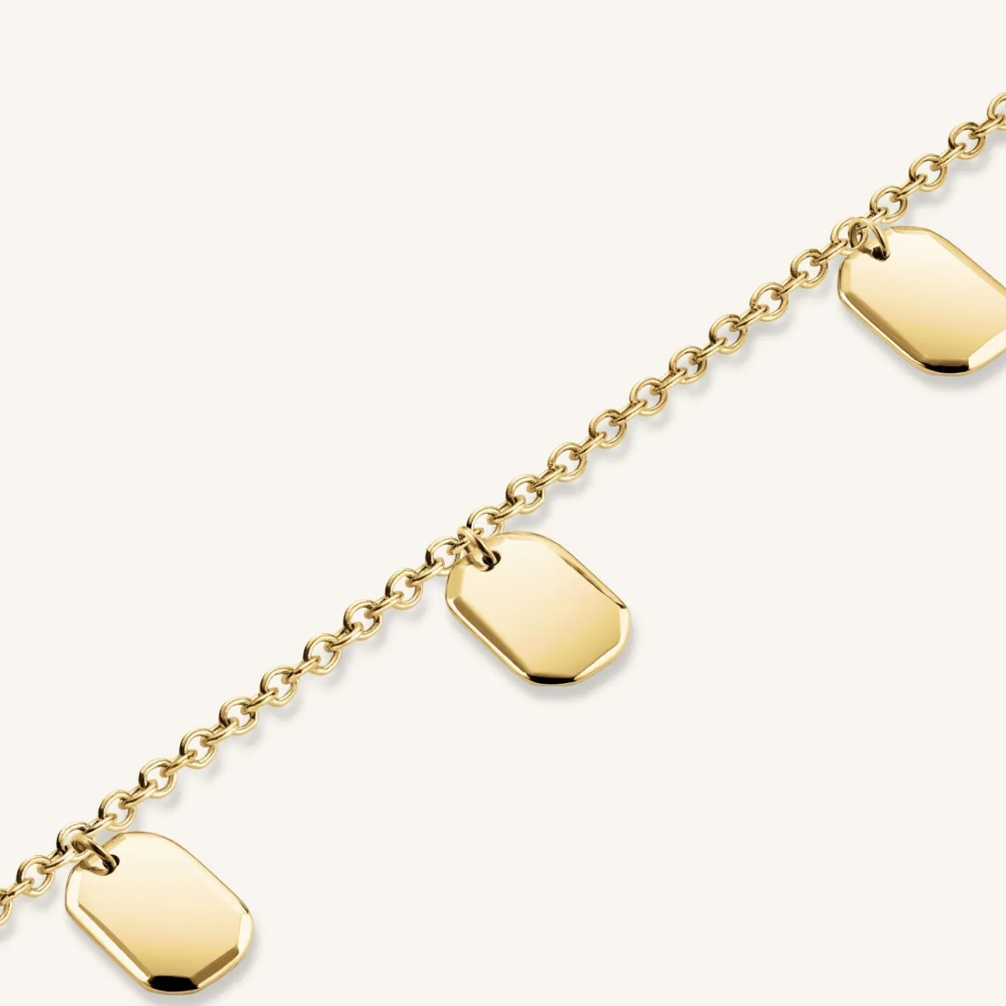 Rosefield Triple Octagon Necklace Fashion