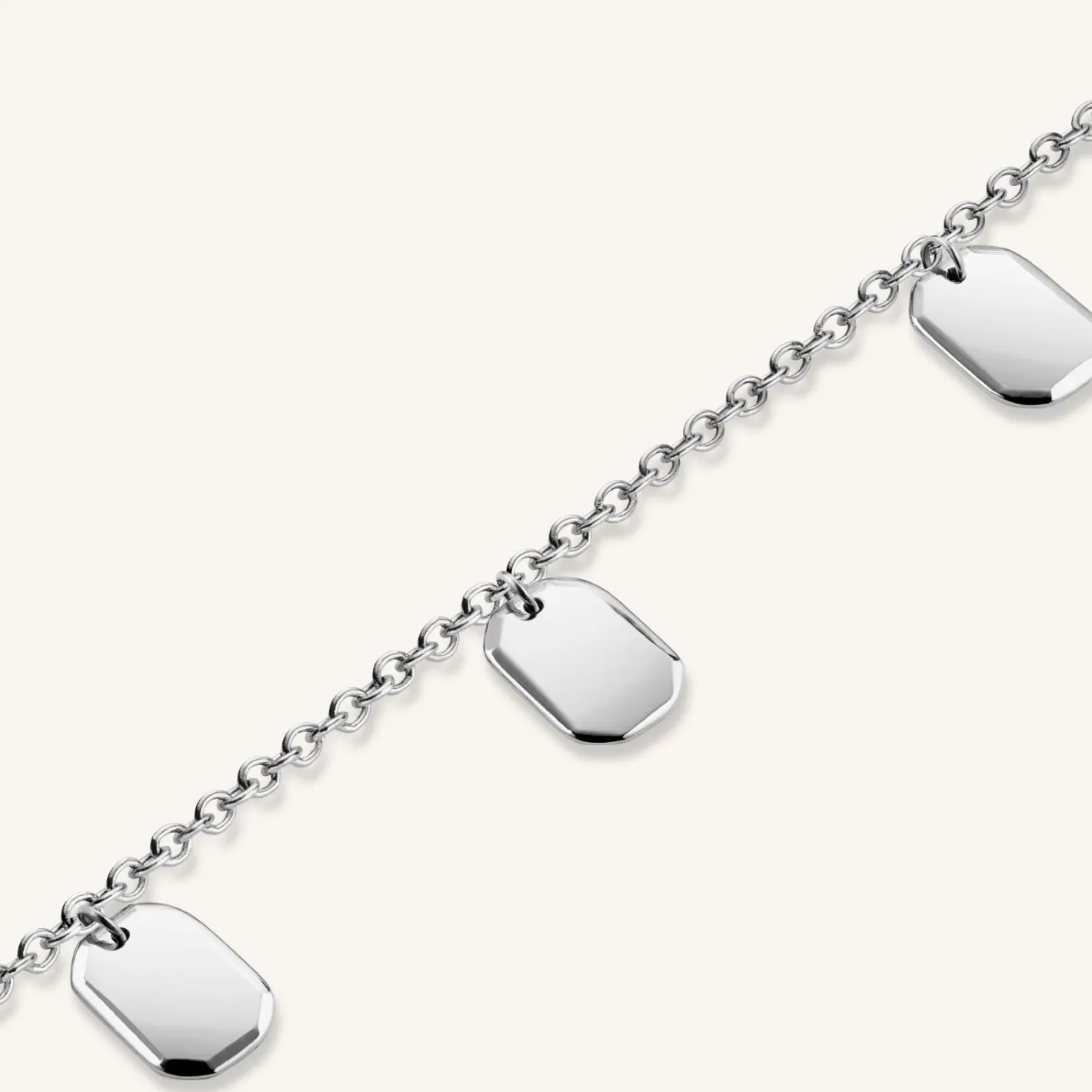 Rosefield Triple Octagon Necklace Fashion