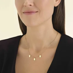 Rosefield Triple Octagon Necklace Fashion
