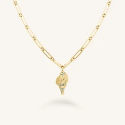 Rosefield Tulip Shell Necklace Fashion