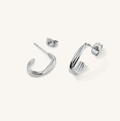 Rosefield Twisted Wire Hoops Outlet