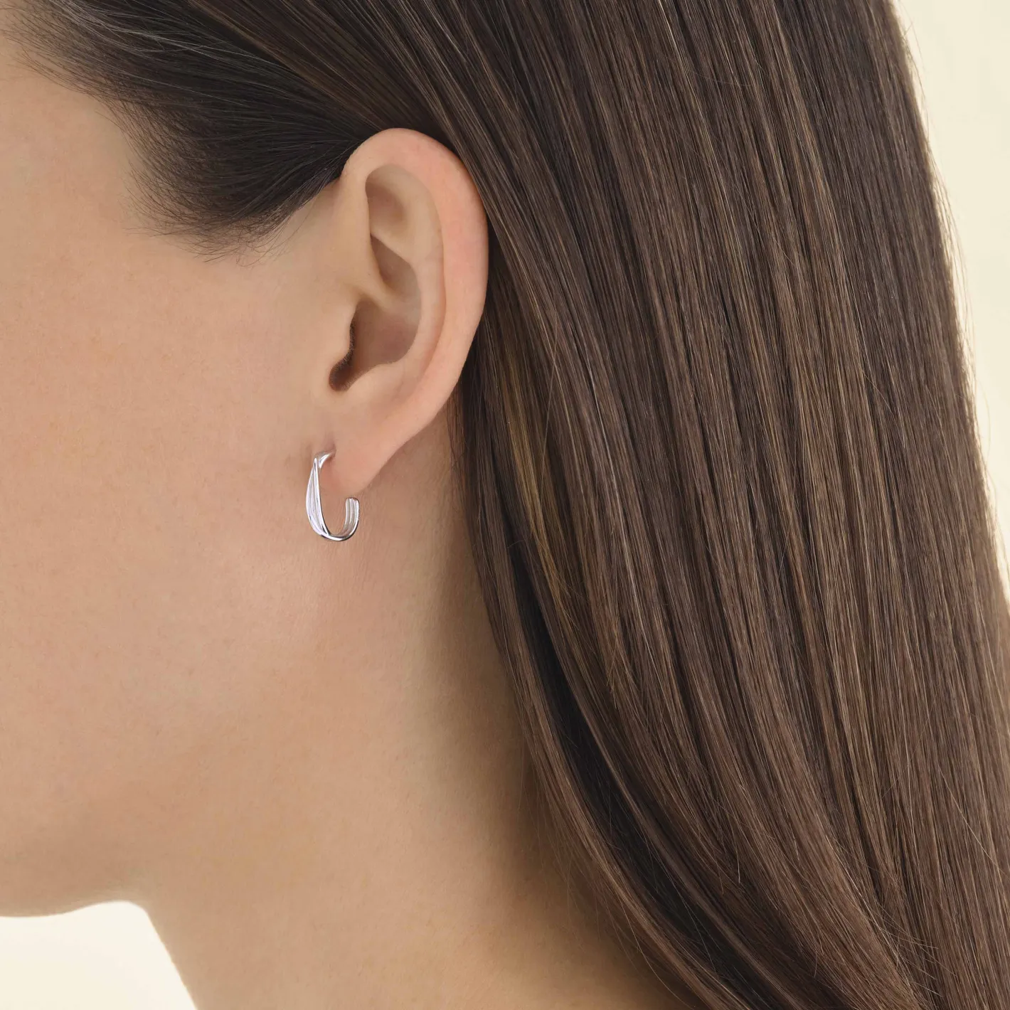Rosefield Twisted Wire Hoops Outlet