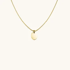 Rosefield Unite Oval Necklace Clearance