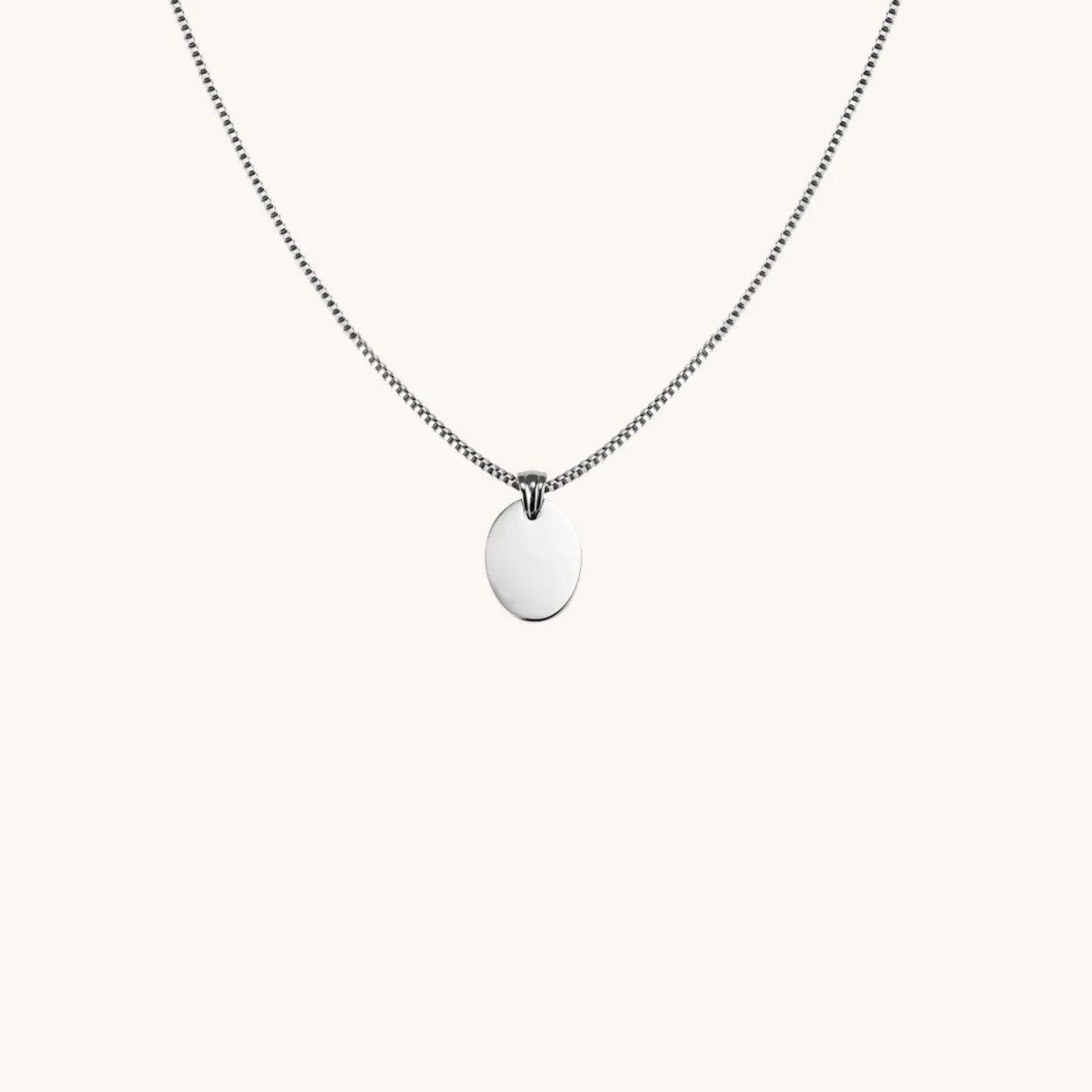 Rosefield Unite Oval Necklace Clearance