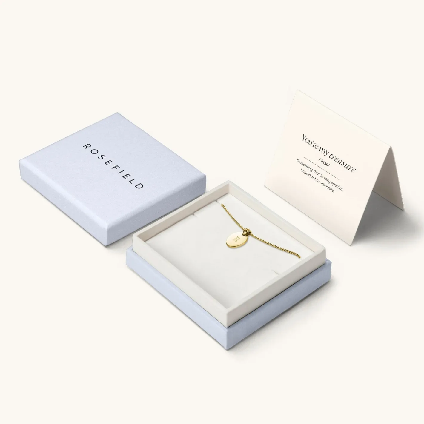 Rosefield Unite Oval Necklace Clearance