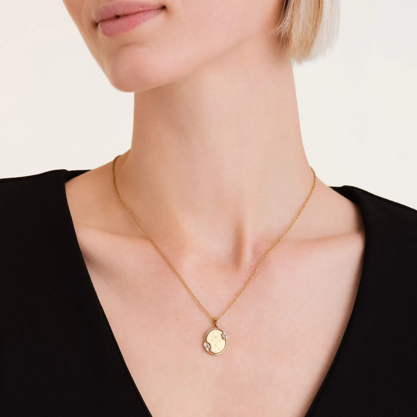 Rosefield Vintage Oval Necklace Clearance