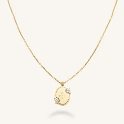 Rosefield Vintage Oval Necklace Clearance