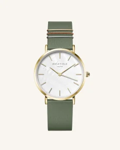 Rosefield West Village Olive Green Hot